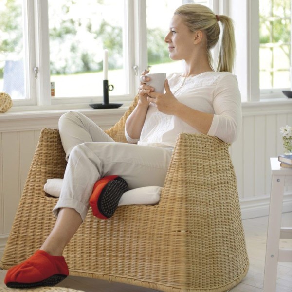 Chaussons LINUM RELAX COMFORT Senteur lavande SISSEL Chaussons LINUM RELAX COMFORT Senteur lavande SISSEL