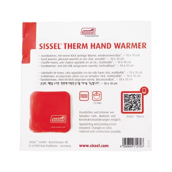 Compresse auto-chauffante THERM 10x10 cm SISSEL Compresse auto-chauffante THERM 10x10 cm SISSEL