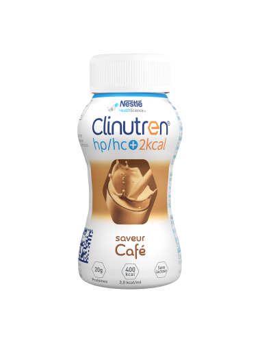 Boisson lactée clinutren HP/HC avec complément nutritionnel saveur café NESTLE