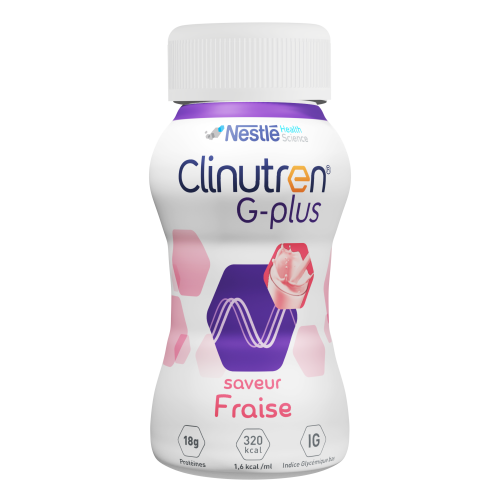 Clinutren boisson G plus sans lactose fraise NESTLE