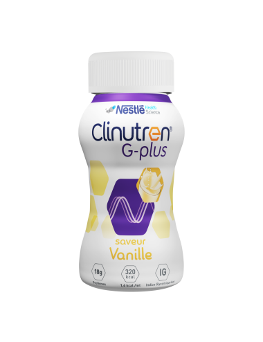 Clinutren boisson G plus sans lactose vanille NESTLE