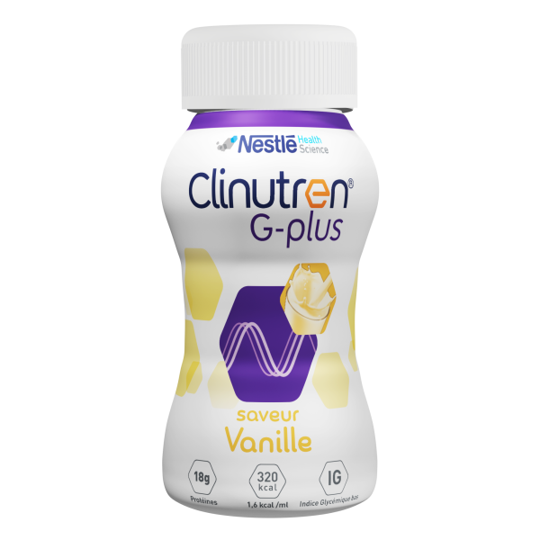 Clinutren boisson G plus sans lactose vanille NESTLE