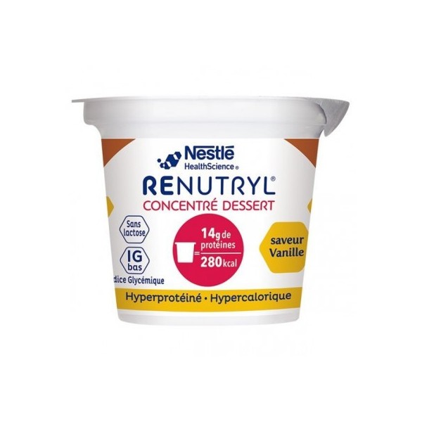 Renutryl concentré dessert vanille NESTLE Renutryl concentré dessert vanille NESTLE