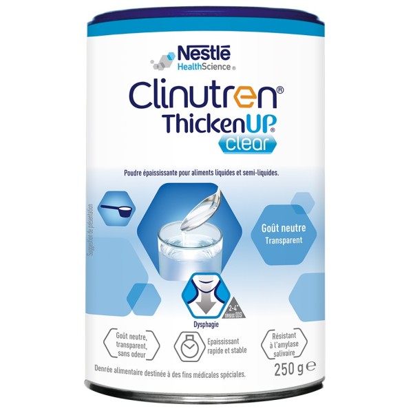 Clinutren Thicken up clear boîte 250gr NESTLE Clinutren Thicken up clear boîte 250gr NESTLE