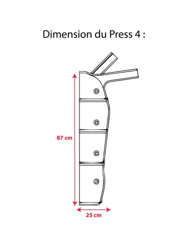 Appareil pressothérapie PRESS 4 Winelec + 1 manchon SISSEL