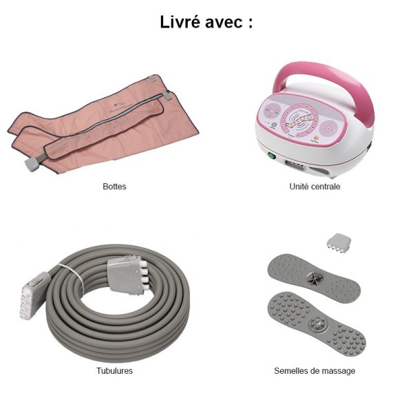 Appareil pressothérapie LADY PRESS 4 Winelec + 2 bottes Appareil pressothérapie LADY PRESS 4 Winelec + 2 bottes