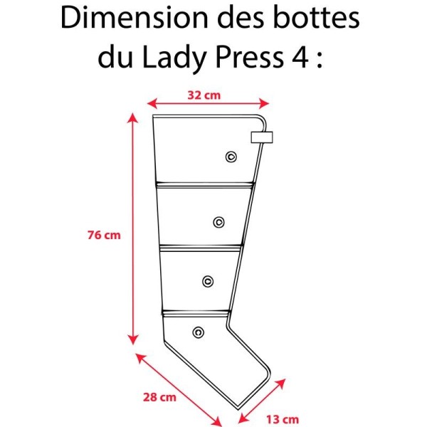 Appareil pressothérapie LADY PRESS 4 Winelec + 2 bottes Appareil pressothérapie LADY PRESS 4 Winelec + 2 bottes