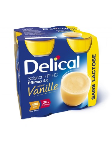 Delical boisson sans lactose Effimax 2.0 vanille LACTALIS
