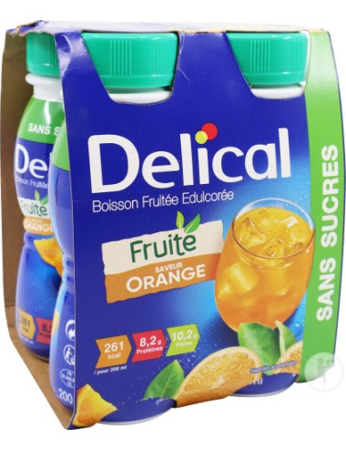 Delical boisson fruitée édulcorée Orange LACTALIS