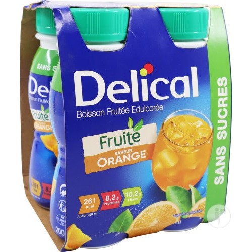 Delical boisson fruitée édulcorée Orange LACTALIS
