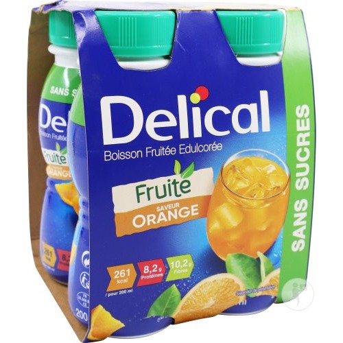 Delical boisson fruitée édulcorée Orange LACTALIS