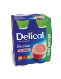 Delical boisson HP/HC sans sucres édulcorée fraise LACTALIS