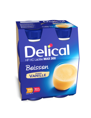 Delical boisson max 300 lactée HP/HC vanille LACTALIS