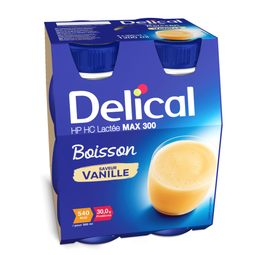 Delical boisson max 300 lactée HP/HC vanille LACTALIS
