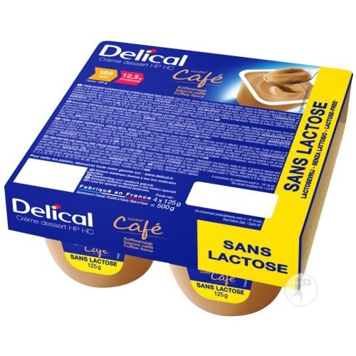 Delical HP/HC crème dessert sans lactose Abricot LACTALIS