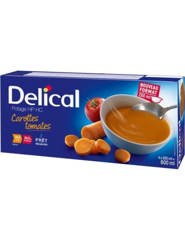 Delical potage HP HC Carottes Tomates LACTALIS