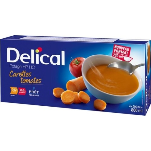 Delical potage HP HC Carottes Tomates LACTALIS
