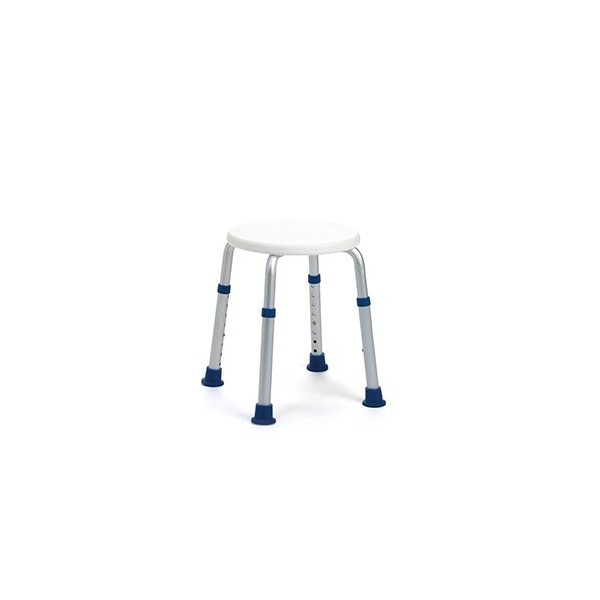 Tabouret de douche JINNY Blanc et Bleu VERMEIREN Tabouret de douche JINNY Blanc et Bleu VERMEIREN