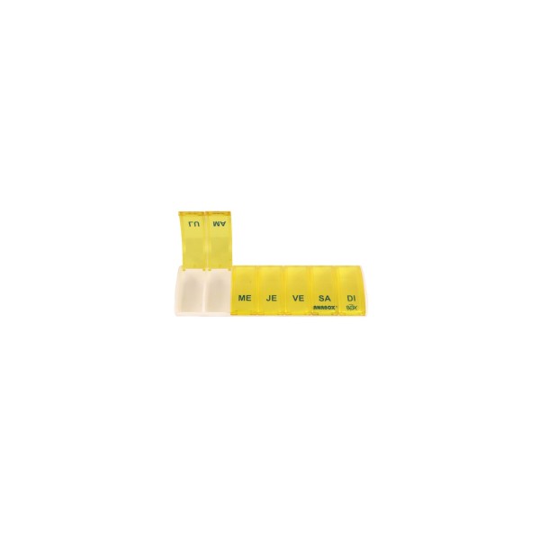 Pilulier journalier cases Box7 jaune BIVEA Pilulier journalier cases Box7 jaune BIVEA