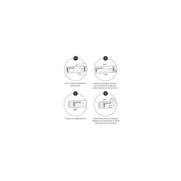 Pilulier journalier 5 cases Anabox BIVEA Pilulier journalier 5 cases Anabox BIVEA