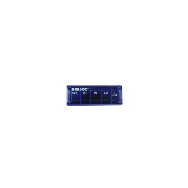 Pilulier journalier bleu 5 cases Anabox BIVEA Pilulier journalier bleu 5 cases Anabox BIVEA