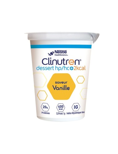 Clinutren dessert HP/HC + complément nutritionnel vanille NESTLE