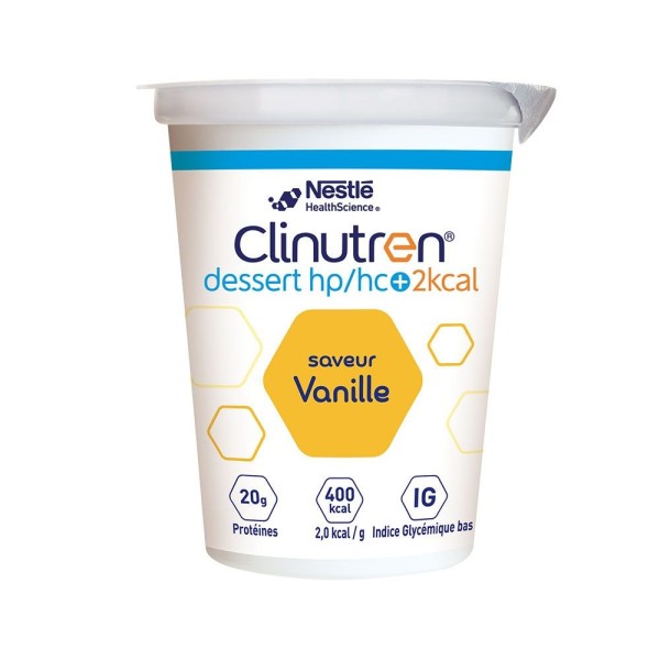 Clinutren dessert HP/HC + complément nutritionnel vanille NESTLE Clinutren dessert HP/HC + complément nutritionnel vanille NESTLE