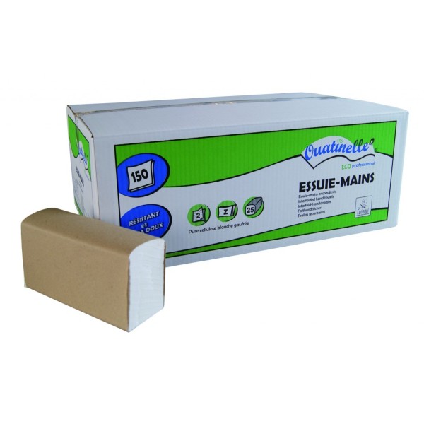 Essuies Mains Ecolabel Microgaufres pliage en Z - 22x23 cm GLOBAL HYGIENE Essuies Mains Ecolabel Microgaufres pliage en Z - 22x23 cm GLOBAL HYGIENE