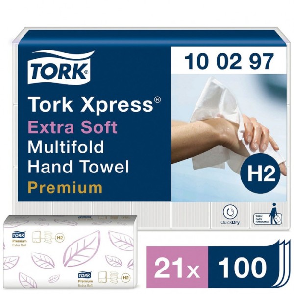 Essuie mains TORK Premium H2 - 100297