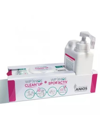 Pack Lingettes WIP'ANIOS CLEAN'UP + SPOR'ACTIV + Support ANIOS