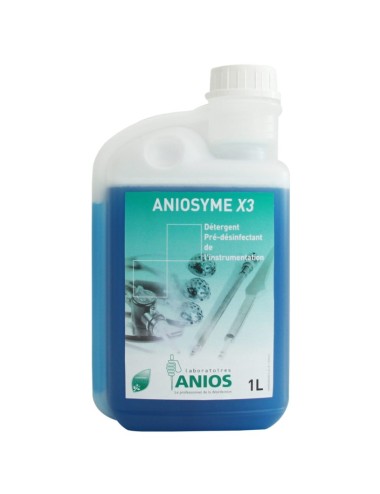 Détergent pré-désinfectant Aniosyme X3 Flacon doseur 1L