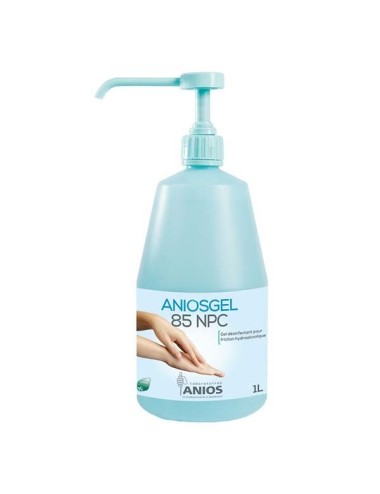 Gel hydroalcoolique ANIOSGEL 85 NPC 1 L avec pompe ANIOS