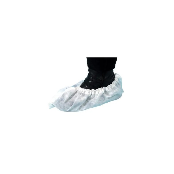 Surchaussures en non tissée blanc uni 38x17 cm EMILABO Surchaussures en non tissée blanc uni 38x17 cm EMILABO