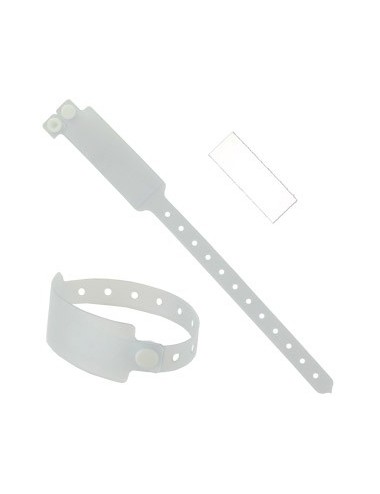 Bracelet d'identification avec étiquette pour adulte COMED