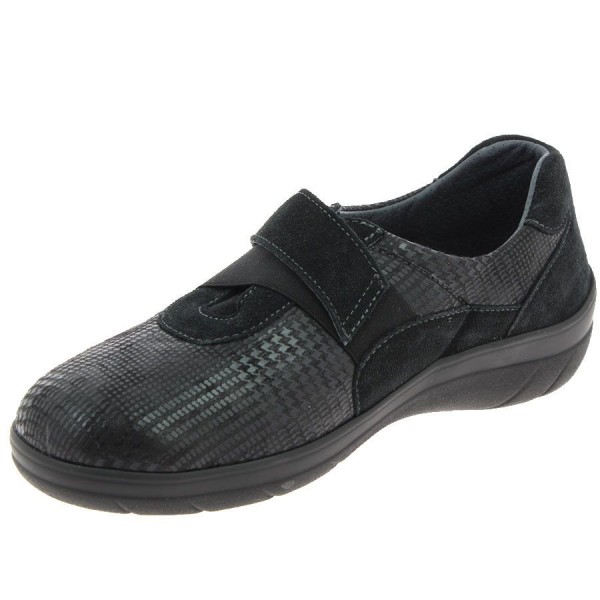 Chaussures orthopédiques Chut Vanina_Hv noir vue de côté PODOWELL