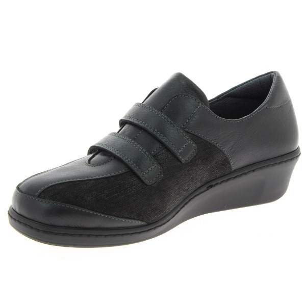 Chaussures fermées Chut Stina noir vue de côté PODOWELL Chaussures fermées Chut Stina noir vue de côté PODOWELL