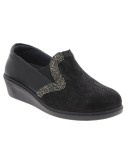Chaussures fermées Chut Stelly noir vue de côté PODOWELL