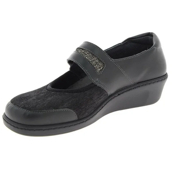 Chaussures à Enfiler Podowell Simona Pour Femme - Confort Pieds Sensibles - Fermeture Velcro - Lavables
