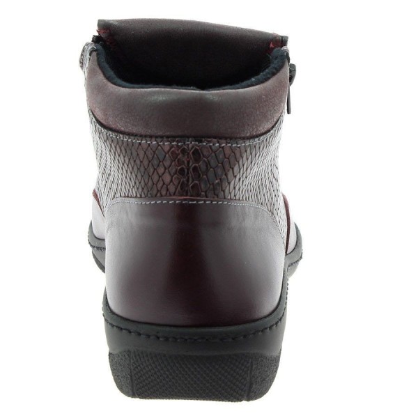 Chaussures orthopédiques bottines chut Marjorie vue de derrière PODOWELL Chaussures orthopédiques bottines chut Marjorie vue de derrière PODOWELL