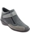 Chaussures orthopédiques bottines chut solange vue de côté gris PODOWELL