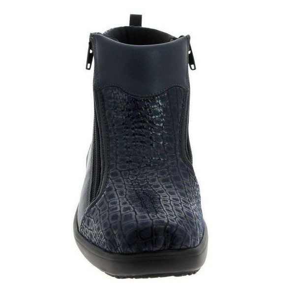 Chaussures orthopédiques bottines CHUT Sierra marine vue de face PODOWELL Chaussures orthopédiques bottines CHUT Sierra marine vue de face PODOWELL