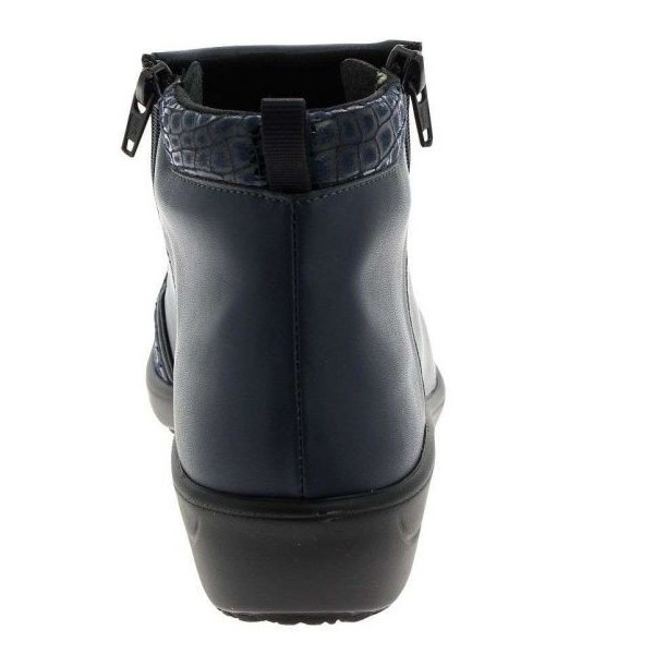 Chaussures orthopédiques bottines CHUT Sierra marine vue de derrière PODOWELL Chaussures orthopédiques bottines CHUT Sierra marine vue de derrière PODOWELL