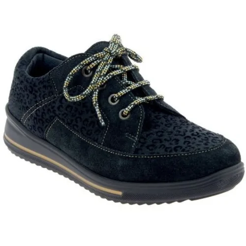 Chaussures orthopédiques à lacet et zip CHUT Sharona vue de côté PODOWELL