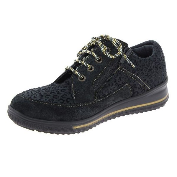 Chaussures orthopédiques à lacet et zip CHUT Sharona vue de côté PODOWELL Chaussures orthopédiques à lacet et zip CHUT Sharona vue de côté PODOWELL