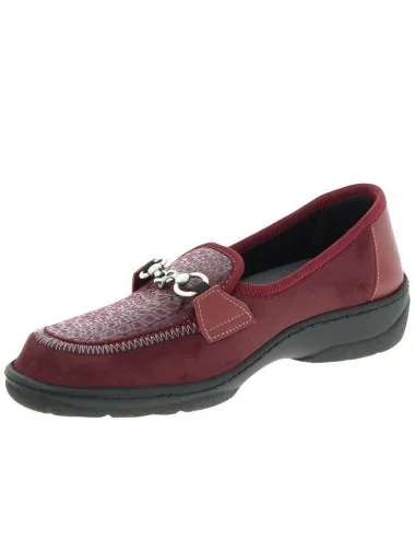 Chaussures orthopédiques Chut Maeliss Bordeaux vue de côté PODOWELL
