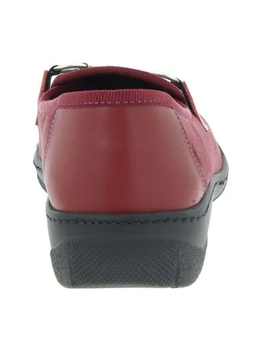 Chaussures orthopédiques Chut Maeliss Bordeaux vue de derrière PODOWELL