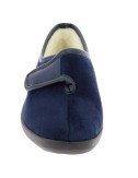 Chausson de maison femme TOTIE marine vue de face PODOWELL