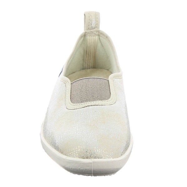 Ballerines en tissu femme TAISSY beige vue de face PODOWELL Ballerines en tissu femme TAISSY beige vue de face PODOWELL