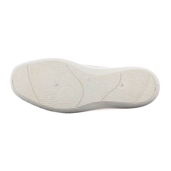 Ballerines en tissu femme TAISSY beige vue de dessous PODOWELL Ballerines en tissu femme TAISSY beige vue de dessous PODOWELL