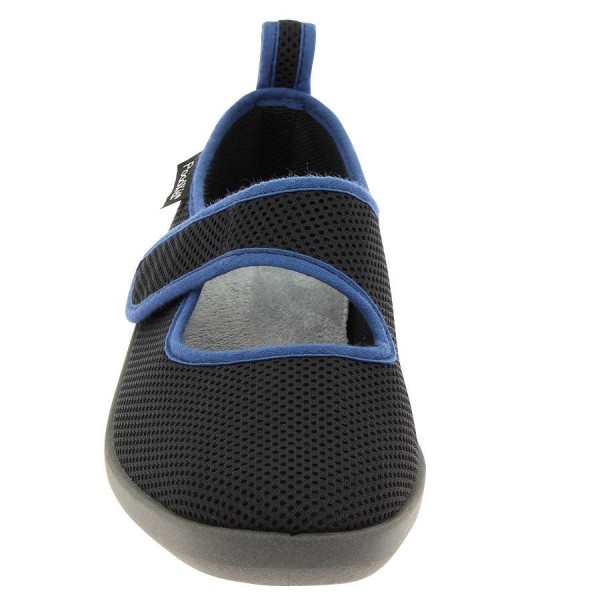Ballerines en tissu femme TARNOS Stretch noir vue de face PODOWELL Ballerines en tissu femme TARNOS Stretch noir vue de face PODOWELL